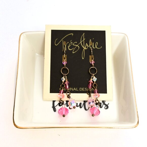 Tres Jolie Jewelry - TRES JOLIE, Originals Crystal Dangle Pierced Earrings from Nordstrom